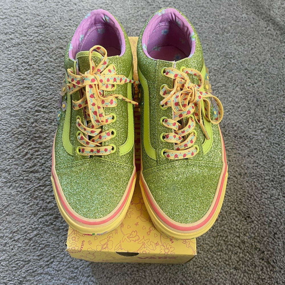 Vans x Susan Alexandra Old Skool Glitter Sneakers - Picture 3 of 6